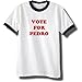 ZeroGravitee Vote for Pedro Short Sleeve Ringer T-Shirt - Small