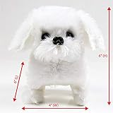 Toysery Chihuahua Puppy Plush Dog Toy Walking Barking Wagging Tail Lucky Kids Pet Toy - Battery Operated