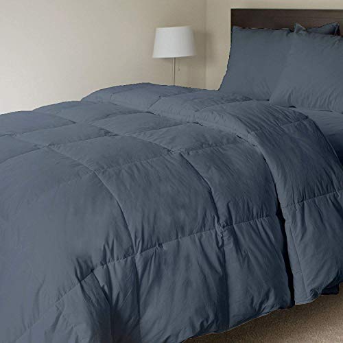 Kanak Bedding Collection Presents Egyptian Cotton 300 GSM Fluffy Comforter with a Free 15-Inch Fitted Sheet - Premium Quality Bedding Set(King/Cal-King-Elephant Grey)
