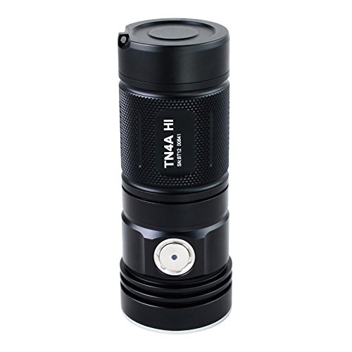 ThruNite TN4A HI flashlight, CREE XP-L HI LED, Max output 1050 lumens, Using 4AA batteries, IP-X 8 Waterproof (TN4A HI Neutral White)