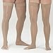 medi assure, 20-30 mmHg,Thigh High Compression w/ Silicone Top-Band Open Toe