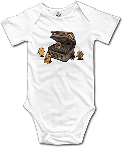 Edepon Baby Funny Pancakes solarium Cotton Infant Onesie Baby Bodysuit