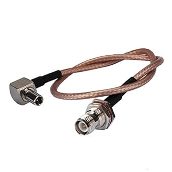 bingfu RF Pigtail estándar 50 Ohm resistente al agua mamparo RP-TNC