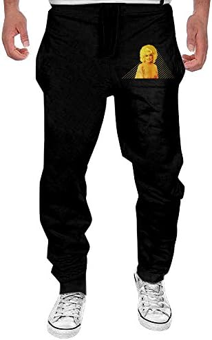 Men's Dolly Pure &amp; Simple Drawstring Athletic Lounge Sweatpants Black M