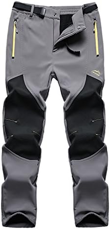 FunnySun Women's Outdoor Water Resistant Windproof Fleece Snow Hiking Pants