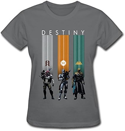 ToWi Women's Destiny Game Hunter & Warlock & Titan Cotton T-shirts DeepHeather XL