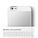 iPhone 6S Case, elago® [Outift][White/Silver] - [Premium Hybrid Construction][Dual Toned][Spark Design Award] - for iPhone 6/6S