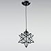 YOBO Lighting Clear Glass Moravian Star Pendant Lights Chandelier, 8 Inch