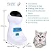 Xuliyme Automatic Cat Feeder Auto Pet Food Dispenser with LCD Display,Voice Record Remind, Timer Programmable, Portion Control for Medium & Large Dog – 4 Meals a Daythumb 3