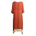 Romacci Women Casual Maxi Dress Vintage Chinese Style Loose Boho Long Dress