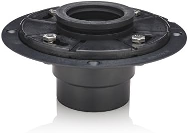 3 Piece No Hub Shower Drain Base with Rubber Gasket for 2 inch Linear Drain Installation