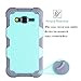 Galaxy Core Prime Case, EC Galaxy Prevail LTE Case, Dual Layer Rugged Soft TPU Bumper Hard PC Shell Shockproof Case Cover for Samsung Galaxy Core Prime/Prevail LTE G360 (Mint/Grey)