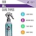 Curl Keeper Refresh Hair Styling Spray for Curly Hair - Lightweight Water-Based Anti-Frizz Formula with Hold for Wavy and Curly Styles, 8 Fl Oz