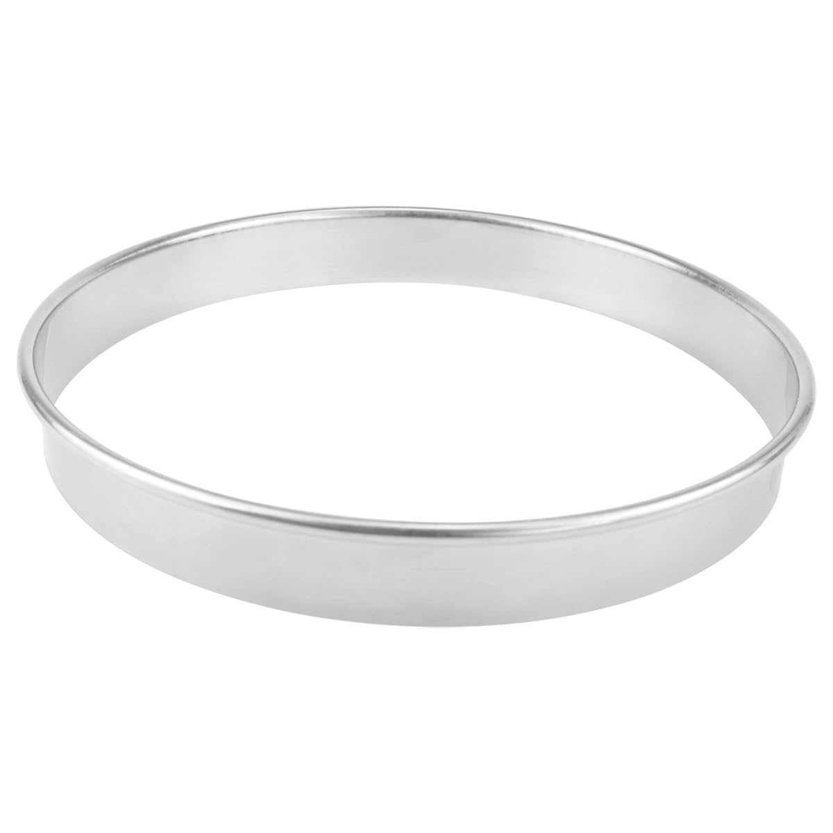 DOERDO Muffin Rings & Molds - 9 inch Stainless Steel Pizza Saucing & Baking Rings, 23x23x3cm