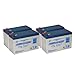 PS-1270 12 Volt 7 AH SLA Battery .250 F2 TERMINAL - 4 Pack