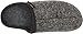 Haflinger Unisex AT Boiled Wool Hard Sole Slipper, Grey Speckle, 38 EU (Women's 7 M US/Men's 5 D US)