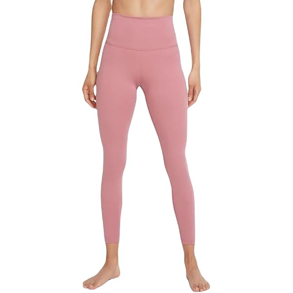 Nike Yoga Luxe 7/8 Tights Black/Dark Smoke Grey XS at Amazon