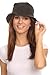 LL Black Mens Packable Bucket Rain Hat Ladies Lightweight Comfortable Medium