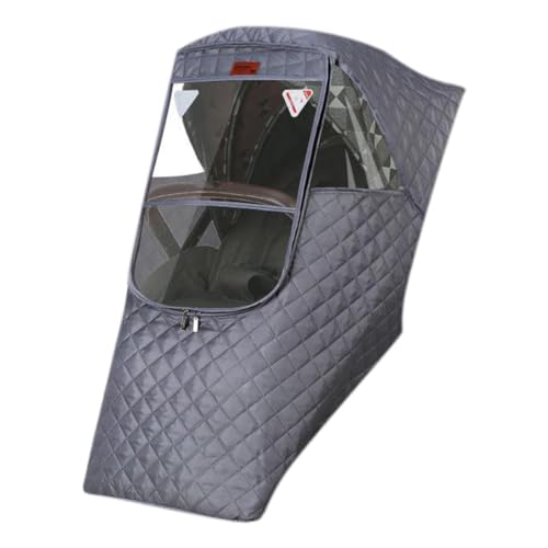Kalastussaari Stroller Rain Cover Winter Windproof Dustproof Cover Weather Shield with Zipper for Baby Pushchair, Winter Stroller Raincover