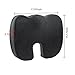 Seat Cushion,Cool-Shop Chair Seat Cushion Orthopedic Coccyx Cushion Seat Pillow for Back Pain Relief and Sciatica And Tailbone Pain-Ideal for Office Chair（Black）
