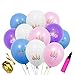 40 Pcs 12 Inch Unicorn Birthday Balloons for Unicorn Theme Party, Kids Birthday Party, Baby Shower, Festival Party Decorations (Assorted Color)