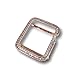 EMJ Series 1,2,3 Bling Apple Watch Zirconia Rose Gold Case Insert Bezel 38/42mm (42.0, series 3 non-ceramic)