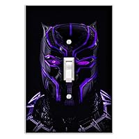 Black Panther Decorative Single Toggle Light Switch Plate Cover