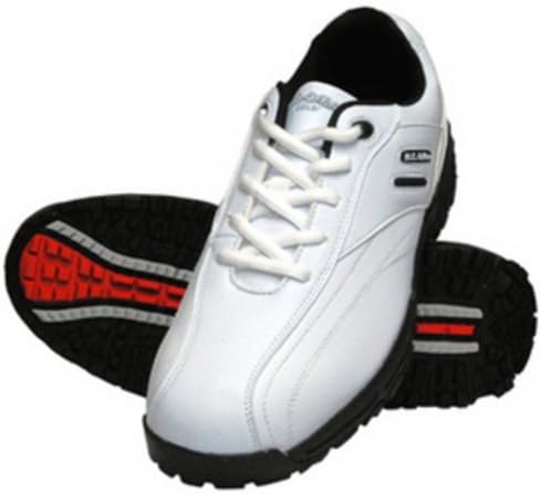 Amazon 激安 Gekiyasu Usアスリート スパイクレスゴルフシューズ Ussh 72 ホワイト 25 5cm シューズ バッグ