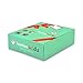 TeeHee Christmas 12-Pair Cotton Socks, Great Value Gift Box for Kids (6-8 Years, Snowman)