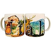 Americaware Utah 18oz. Color Relief Coffee Mug