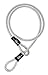 White Rock Gear Bike U Lock with Cable - Heavy Duty 16mm Bicycle Lock with 45