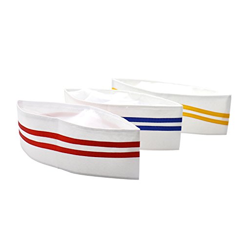 Buorsa Unisex classical Chef Hats, 3 Pcs - Thumbnail 4