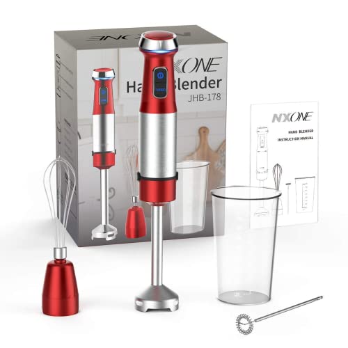 Immersion Hand Blender,500WStepless Speed 4in1 Smart Stick Blender