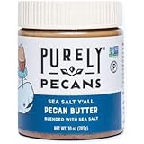 Purely Pecans Natural Pecan Butter - Keto, Paleo, Kosher, Vegan - Gluten-Free - Non-GMO - Smooth Pecan Butter - 10 ounces… (S