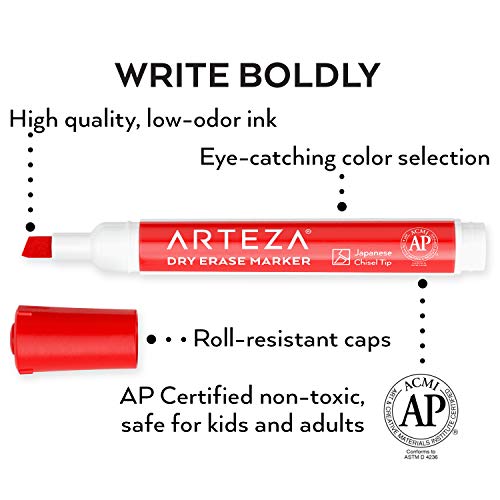 Dry Erase Markers ARTEZABlack Bulk Pack Of 52 Whiteboard White Board