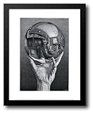 Hand with Sphere 15x18 Framed Art Print by Escher, M.C.