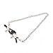 Kocome Metal Nipple Clamps With 30cm Chains Nipples Clips Adult Games Couples Sex Toys