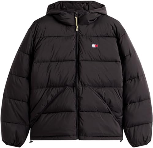 TJM VAIL HOODED PUFFER EXT DM0DM22296 Doudoune Homme Noir Taille M, Noir (noir), M