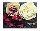 In Loving Memory Funeral Guest Book, Memorial Guest Book, Registration Book, Condolence Book, Remembrance Book, Contemporary Matte Finish, Hard Cover by 