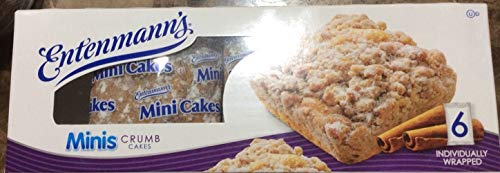Entenmann's Mini Crumb Cakes Delicious 6ct Individually wrapped Snack 2 Boxes |