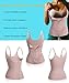 Nebility Women Waist Trainer Corset Zipper Vest Body Shaper Cincher Tank Top with Adjustable Straps (S, Beige)
