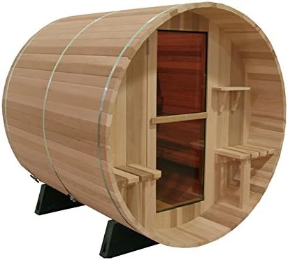 Almost Heaven Saunas Vienna Canopy Barrel Sauna (2 person)