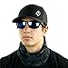 Hoo-Rag - High Performance 100% Moisture Wicking Polyester Microfiber Multi-Functional Face Mask & Neck Cover - UPF 30 - One Size Fits Most - Kryptek Balaclava with Typhon Pattern