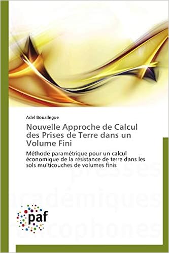 Nouvelle Approche De Calcul Des Prises De Terre Dans Un Volume Fini Methode Parametrique Pour Un Calcul Economique De La Resistance De Terre Dans Les Finis Omn Pres Franc French Edition Bouallegue Adel