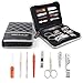 Deluxe Manicure Pedicure Set Nail Clippers - 8 - Piece Stainless Steel Professional Kit Scissors Grooming Tools with Portable Travel Case for Women & Men