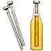 Brew House Chillers - Dad’s Edition - “Worlds Coolest Dad” Engraved on 2 Stainless Steel Beer Chiller Sticks - Boxed Gift Set for Men
