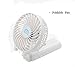 HandFan 5200mAh Mini Handheld Fan, 5-20 Working Hours Personal Fans, 3 Speeds Strong Airflow USB Small Desk Fan with Portable Rechargeable Foldable Feature, Gifts for Women/Mom/Her/Girl-Pink