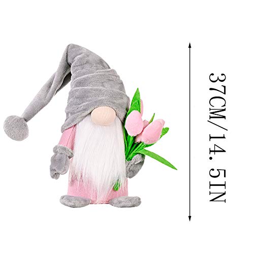 bestheart Mother\'s Day Dwarf Decoration,Faceless Dwarf Plush Toy, Mother\'s Day Birthday Gifts for Mom (H I)