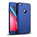 iPhone 7 Plus Case, Rebex & Ipaky All-Around Protective Cover [Non-Slip] Dual Layer Hard Case with Tempered Glass Screen Protector for iPhone 7 Plus (Blue)