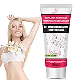 Underarm Whitening Cream, Natural Skin Bleaching Cream with Vitamin C Effective for Lightening & Brightening Armpit, Knees, Elbows Neck, Dark Spots, Private Areas, Whitens, Nourishes, Repairs Skin 60g